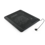 Підставка для ноутбука до 15.6" Gembird NBS-1F15-04, Black, 1x120 mm fan, розмір - 330 х 250 х 25 мм, 320 г - Зображення 2