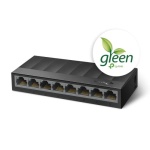 Комутатор TP-LINK LS1008G, 8x10/100/1000 Mb/s, пластмасовий корпус, некерований - Зображення 2