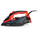 Праска Holmer HIC-2538, Black/Red, 2500W, кераміка, паровий удар 130 г/хв, постійна подача пари 30 г/хв, вертикальне відпарювання, очищення від накипу (HIC-2538) - Зображення 2