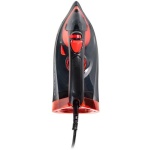 Праска Holmer HIC-2538, Black/Red, 2500W, кераміка, паровий удар 130 г/хв, постійна подача пари 30 г/хв, вертикальне відпарювання, очищення від накипу (HIC-2538) - Зображення 3
