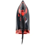 Праска Holmer HIC-2538, Black/Red, 2500W, кераміка, паровий удар 130 г/хв, постійна подача пари 30 г/хв, вертикальне відпарювання, очищення від накипу (HIC-2538) - Зображення 3