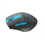 Миша A4Tech Fstyler FG30S, Gray/Blue, USB, бездротова, оптична, безшумна, 1000/1600/2000 dpi, 125 Hz, 6 кнопок, 1xAA - Зображення 2