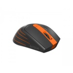 Миша A4Tech Fstyler FG30S, Gray/Orange, USB, бездротова, оптична, безшумна, 1000/1600/2000 dpi, 125 Hz, 6 кнопок, 1xAA - Зображення 5