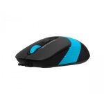 Миша A4Tech Fstyler FM10S 1600dpi Black+Blue, USB, безшумна - Зображення 4