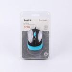 Миша A4Tech Fstyler FM10S 1600dpi Black+Blue, USB, безшумна - Зображення 8