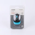 Миша A4Tech Fstyler FM10S 1600dpi Black+Blue, USB, безшумна - Зображення 8
