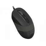 Миша A4Tech Fstyler FM10S 1600dpi Black+Grey, USB, безшумна (FM10S Grey) - Зображення 2