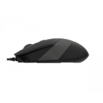Миша A4Tech Fstyler FM10S 1600dpi Black+Grey, USB, безшумна (FM10S Grey) - Зображення 3