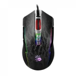 Миша Bloody P93s "Snake", USB, до 8000 dpi, 5 типів RGB-підсвічування, 8 кнопок, металеві ніжки X'Glide, 6 режимів стрільби для лівої кнопки, 1.8 м