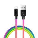 Кабель USB AM - Lightning, 1 м, Mix, ColorWay, 2.4A (CW-CBUL016-MC) - Зображення 2