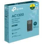 Мережевий адаптер USB TP-LINK Archer T3U, Black, 5GHz/2.4GHz, AC1300 (867/400 Мбіт/с), USB 3.0, мініатюрний розмір, MU-MIMO - Зображення 2