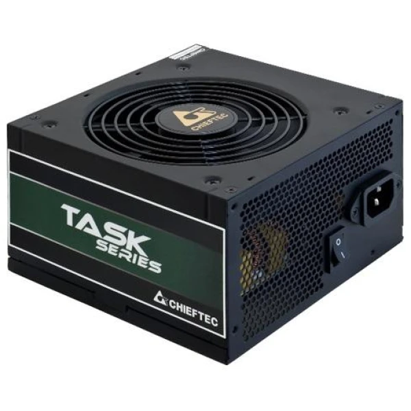 Блок живлення 700 Вт, Chieftec TASK, Black, 80+ Bronze, Active PFC, 120 мм, 3xMolex / 6xSATA / 2x6+2-pin / 1x4+4-pin / 1x20+4-pin, захист AFC/OPP/OTP/OVP/SCP/SIP/UVP, ATX 12V v2.3 (TPS-700S)