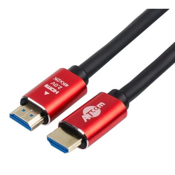 Кабель HDMI (M) - HDMI (M), 10 м, Black, Atcom, V2.0 (24910)