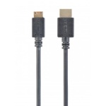 Кабель HDMI (M) - mini HDMI (M), 1.8 м, Black, Cablexpert, V1.4, 4K / 60 Гц (CC-HDMI4C-6) - Зображення 2