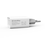 Мережевий зарядний пристрій ColorWay, White, 10 Вт, 2xUSB, Auto ID (CW-CHS015-WT) - Зображення 2
