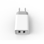 Мережевий зарядний пристрій ColorWay, White, 10 Вт, 2xUSB, Auto ID (CW-CHS015-WT) - Зображення 6