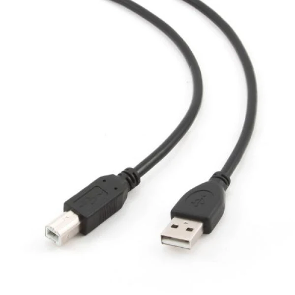Кабель USB 2.0 AM - USB BM, 1.8 м, Black, Cablexpert (CCP-USB2-AMBM-6)