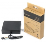 Кардридер 3.5" Gembird, Black, SD / microSD / xD / MS / M2 / CF / USB 2.0 (FDI2-ALLIN1-02-B) - Зображення 2