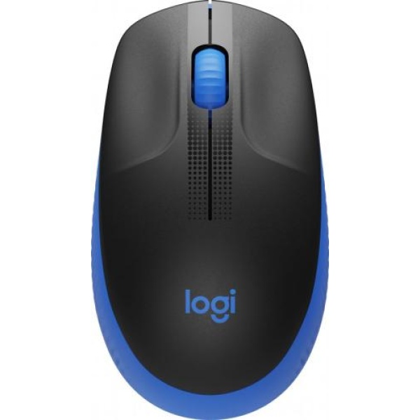 Миша Logitech M190, Blue/Black, USB, бездротова, оптична, 1000 dpi, 3 кнопки, 1xAA (910-005907)