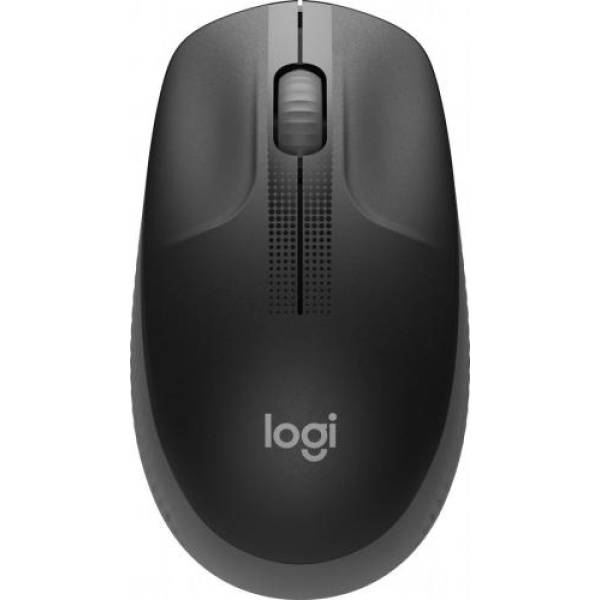 Миша Logitech M190, Dark Grey/Black, USB, бездротова, оптична, 1000 dpi, 3 кнопки, 1xAA (910-005905)