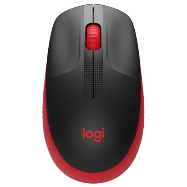 Миша Logitech M190, Red/Black, USB, бездротова, оптична, 1000 dpi, 3 кнопки, 1xAA (910-005908)