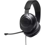 Навушники JBL Quantum 100, Black, 3.5 мм, мікрофон, динаміки 40 мм, технологія "QuantumSOUND Signature", 1.2 м (JBLQUANTUM100BLK) - Зображення 2