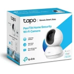IP камера TP-Link Tapo C200, White, 2 Мп(1920x1080/15 fps), 1/2.8"CMOS,H.264, f/2.4, f=4 мм,WiFi (2.4 GHz), кут огляду до 360°/ 114° по горизонталі/вертикалі, день/ніч,ІЧ-підсвічування 850 нм до 9 м,двосторонній аудіозв'язок,microSD, iOS 10+ / Androi - Зображення 2