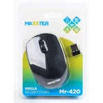 Миша Maxxter Mr-420 бездротова, USB, Black (Mr-420) - Зображення 6