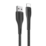 Кабель USB AM - Lightning, 1 м, Black, ColorWay, 2.4A, LED індикатор (CW-CBUL034-BK) - Зображення 2