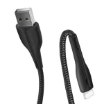 Кабель USB AM - Lightning, 1 м, Black, ColorWay, 2.4A, LED індикатор (CW-CBUL034-BK) - Зображення 3
