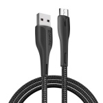 Кабель USB 2.0 AM - microUSB (5P), 1 м, Black, ColorWay, 2.4A (CW-CBUM034-BK)