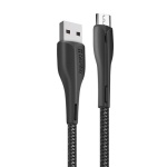 Кабель USB 2.0 AM - microUSB (5P), 1 м, Black, ColorWay, 2.4A (CW-CBUM034-BK) - Зображення 3
