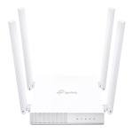 Роутер TP-LINK Archer C24, White, Wi-Fi 802.11a/b/g/n/ac, до 733 Mb/s, 2.4/5GHz, 4x10/100 Mb/s, RJ45 10/100Mb/s, 4 зовнішні незнімні антени