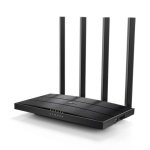 Роутер TP-LINK Archer C6U, Black, Wi-Fi 802.11a/b/g/n/ac, до 867 Mb/s, 2.4/5GHz, 4x100/1000 Mb/s, RJ45 100/1000Mb/s, 4 зовнішні незнімні антени - Зображення 2