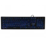 Клавіатура Gembird KB-UML3-01-UA, 3-х кольорове підсвічування клавіш, USB, Black (KB-UML3-01-UA) - Зображення 2
