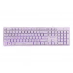 Клавіатура Gembird KB-UML3-01-W-UA, 3-х кольорове підсвічування клавіш, USB, White (KB-UML3-01-W-UA) - Зображення 2