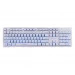 Клавіатура Gembird KB-UML3-01-W-UA, 3-х кольорове підсвічування клавіш, USB, White (KB-UML3-01-W-UA) - Зображення 3
