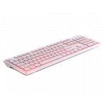 Клавіатура Gembird KB-UML3-01-W-UA, 3-х кольорове підсвічування клавіш, USB, White (KB-UML3-01-W-UA) - Зображення 4