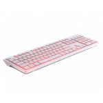 Клавіатура Gembird KB-UML3-01-W-UA, 3-х кольорове підсвічування клавіш, USB, White (KB-UML3-01-W-UA) - Зображення 4