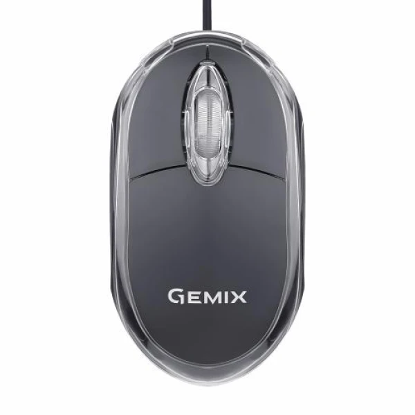 Миша Gemix GM105 Black, оптична, USB, 800 dpi (GM105BK)