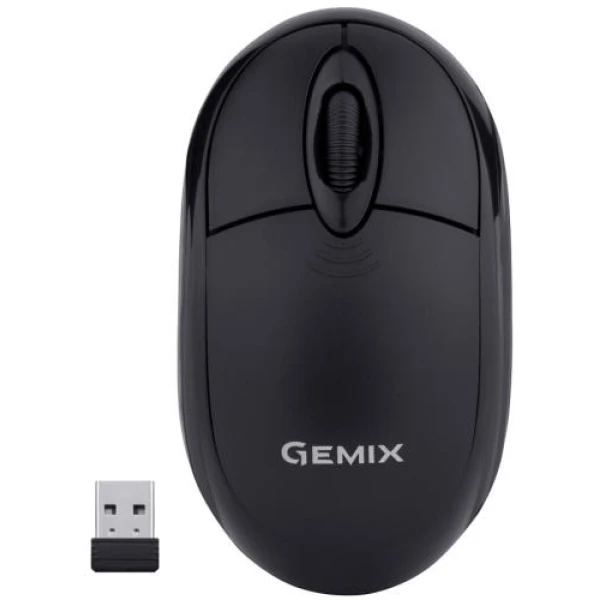 Миша Gemix GM185 Black, оптична, Wireless, 1200 dpi (GM185BK)