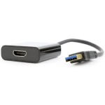 Перехідник USB 3.0 (M) - HDMI (F), Cablexpert, Black, 15 см (A-USB3-HDMI-02) - Зображення 2