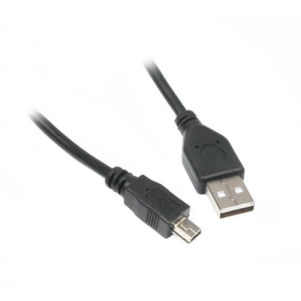 Кабель USB 2.0 AM - miniUSB (5P), 1.8 м, Black, Maxxter (U-AM5P-6)