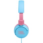 Навушники JBL JR 310, Blue/Pink, 3.5 мм, мікрофон, динаміки 32 мм, 1 м, дитячі (JBLJR310BLU) - Зображення 3