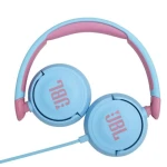 Навушники JBL JR 310, Blue/Pink, 3.5 мм, мікрофон, динаміки 32 мм, 1 м, дитячі (JBLJR310BLU) - Зображення 4