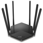 Роутер Mercusys MR50G Wi-Fi 802.11b/g/n/aс, 1900Mb, 2 LAN 10/100/1000Mb, режим точки доступу, швидке налаштування безпеки