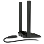 Мережевий адаптер USB TP-LINK Archer T4U Plus, Black, 5GHz/2.4GHz, AC1300 (867/400 Мбіт/с), USB 3.0, високопотужні антени, MU-MIMO - Зображення 2
