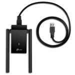 Мережевий адаптер USB TP-LINK Archer T4U Plus, Black, 5GHz/2.4GHz, AC1300 (867/400 Мбіт/с), USB 3.0, високопотужні антени, MU-MIMO - Зображення 3