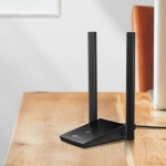 Мережевий адаптер USB TP-LINK Archer T4U Plus, Black, 5GHz/2.4GHz, AC1300 (867/400 Мбіт/с), USB 3.0, високопотужні антени, MU-MIMO - Зображення 4