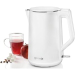 Електрочайник Gorenje K15DWW, White, 2200W, 1.5 л, індикатор рівня води, дисковий, метал - Зображення 4